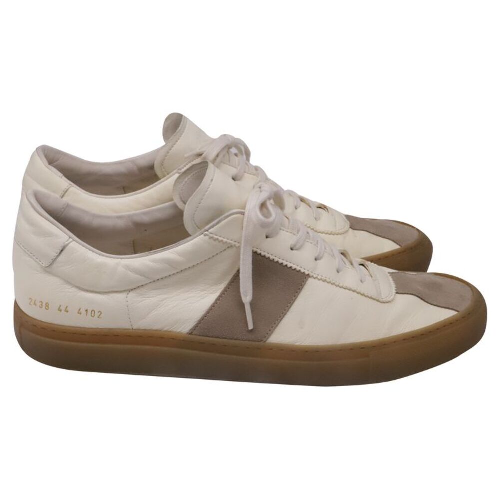 Common Project Tennis Low-Top Sneakers in White Leather
